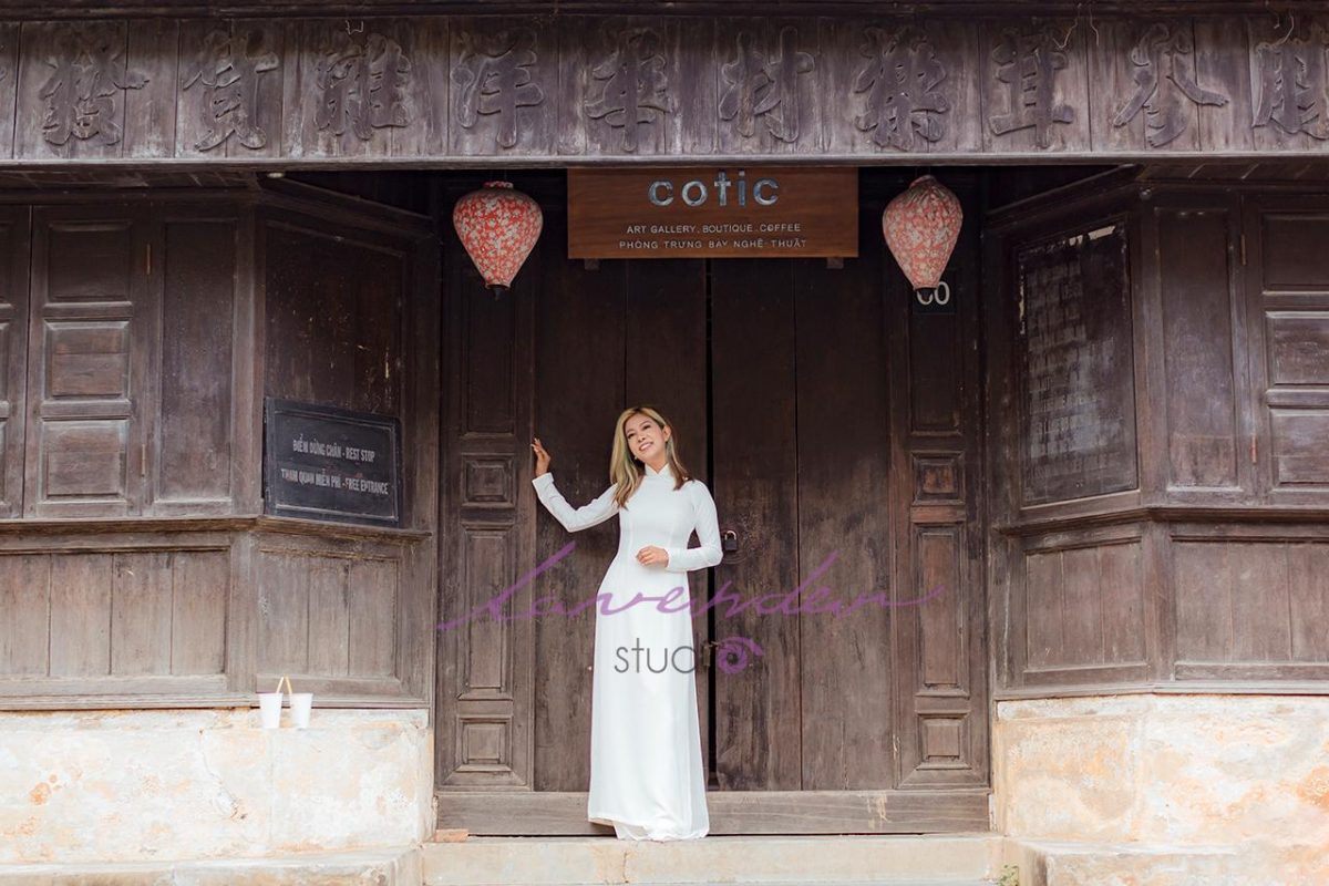 Thuê chụp ảnh áo dài đẹp ở Huế tại studio Lavender
