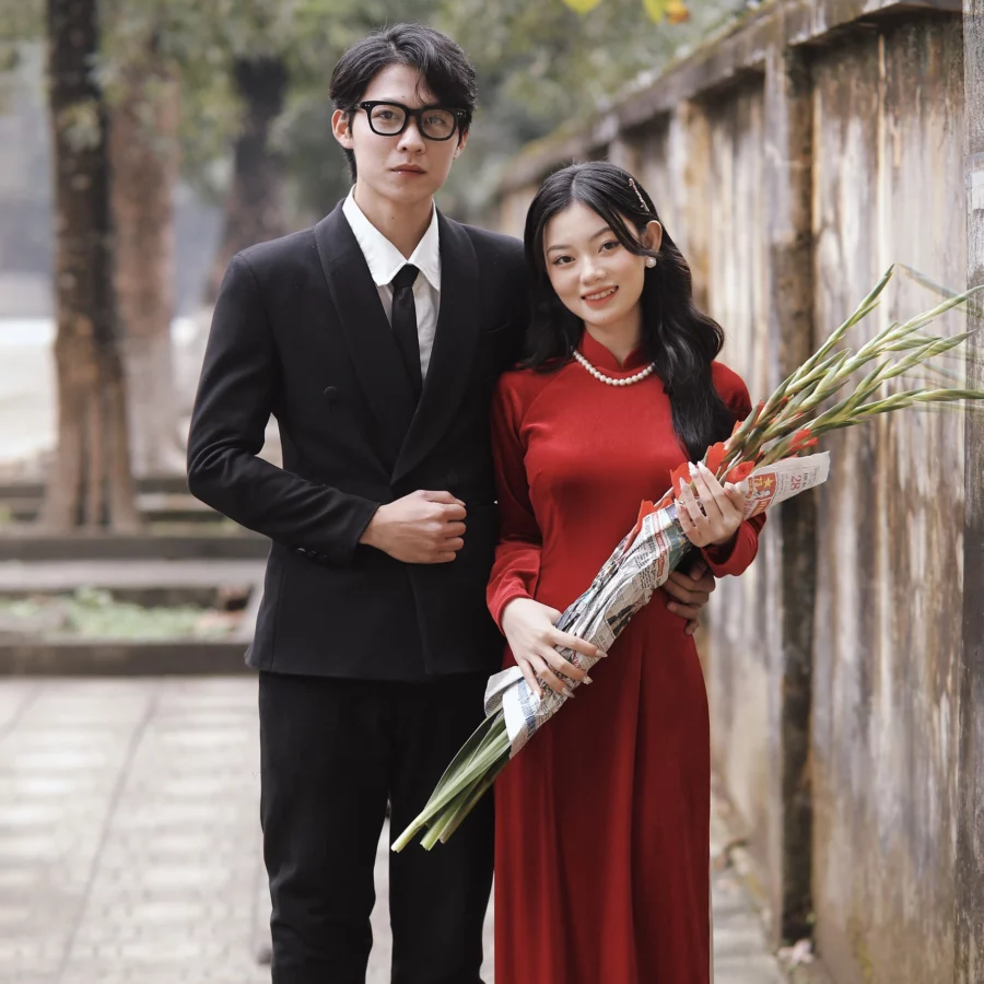 Chụp ảnh nghệ thuật tết cho cặp đôi Chụp ảnh nghệ thuật tết cho cặp đôi