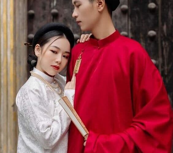 Chụp ảnh nghệ thuật tết cho cặp đôi