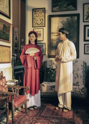 Chụp ảnh nghệ thuật tết cho cặp đôi