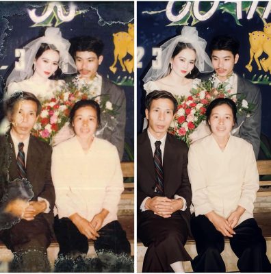 Phục chế ảnh cũ giúp lấy lại nét đẹp xưa