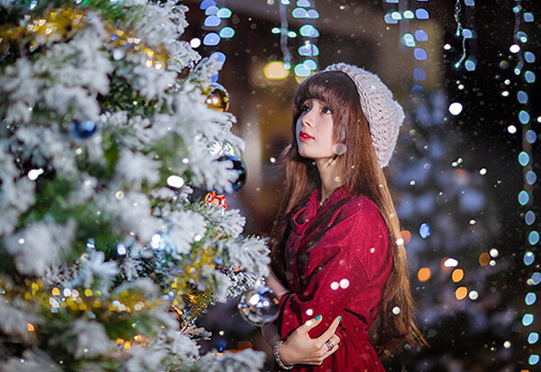 Chụp ảnh Noel phong cách vintage